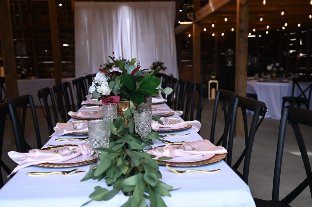 elegant barn banquet