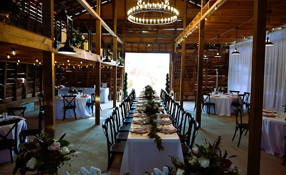 rustic wedding reception venue