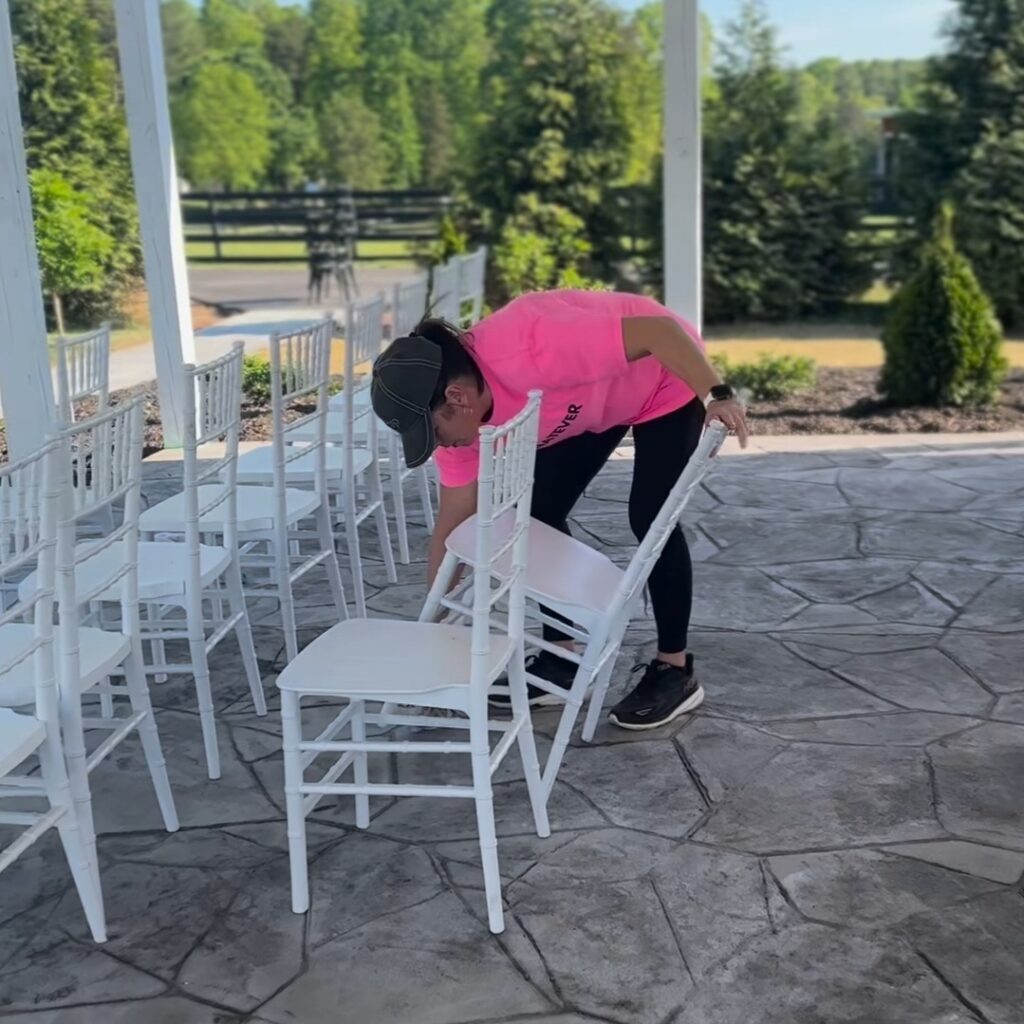 outdoor wedding in NC mountains